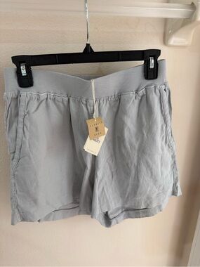 Faherty Light Gray High-Waist Men's Casual Shorts